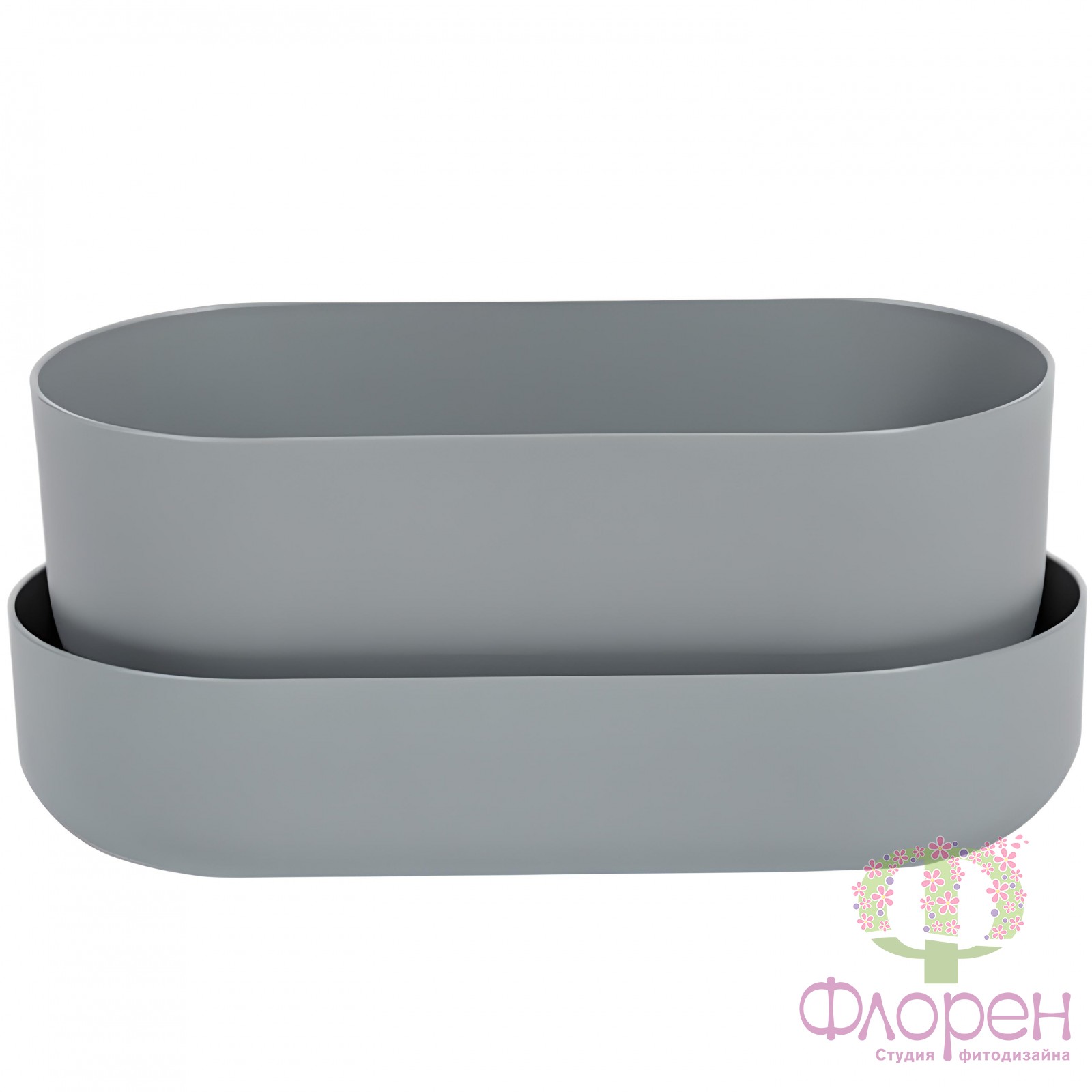  Горщик з піддоном Plastia Tolita