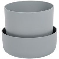 Фото Горщик з піддоном Plastia Tolita